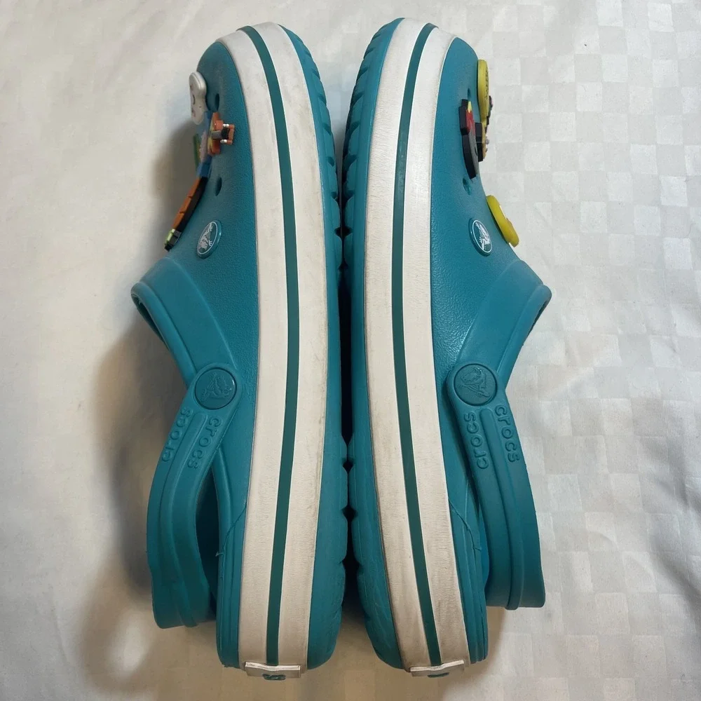 Crocs‎ Digital Aqua Teal Blue Clogs Mens 10 Womens 12